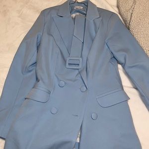 Baby blue suit set